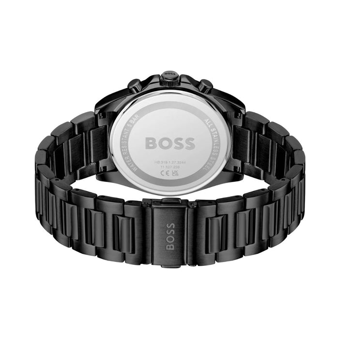 Hugo Boss Black & Gold Chronograph Men’s Watch – Tachymeter 1514291 - Authentic
