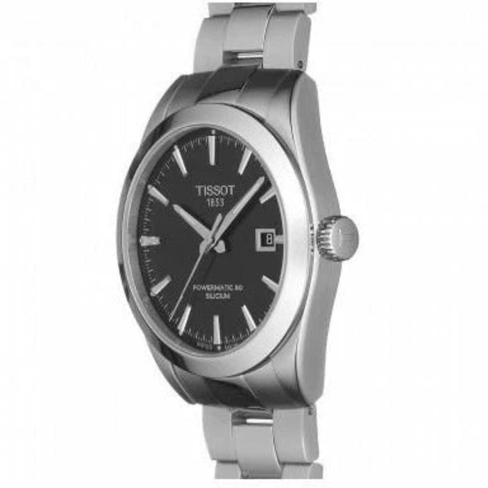 Tissot Gentleman Powermatic 80 Silicium Black Dial Men’s Watch t127.407.11.051.00 - Swiss Factory