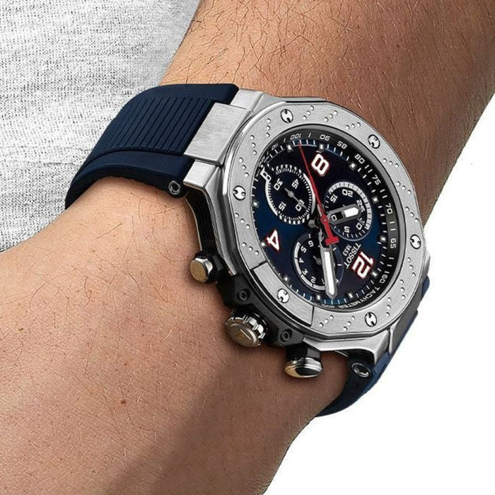 Tissot Sport Chronograph – Blue Dial Racing Edition t141.417.17.047.00 - Authentic