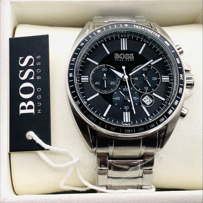 Hugo Boss Men’s Tachymeter Chronograph Watch – Sport & Luxury Style 1513080 - Authentic