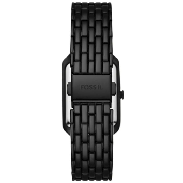 Fossil Rectangular Black Abalone Dial Women’s Watch - ES5340 - Authentic