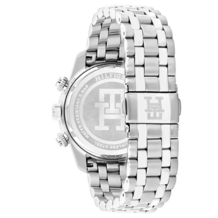 Tommy Hilfiger Chronograph – Silver Stainless Steel with Black Dial 1792156 - Authentic