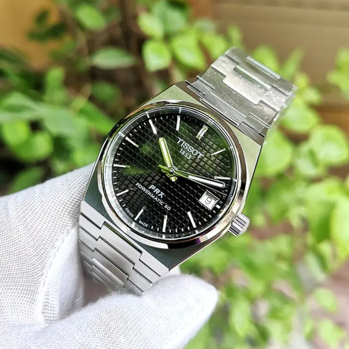 Tissot PRX Powermatic 80 35MM – Black Textured Dial t137.207.11.051.00 - Swiss Factory