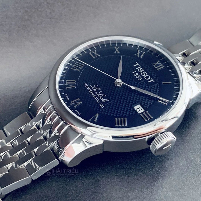 Tissot Le Locle Powermatic 80 Blue Dial – Stainless Steel Bracelet t006.407.11.043.00 - Authentic