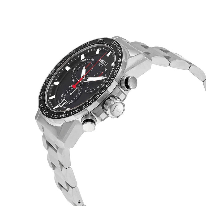 Tissot Supersport Chrono – Black Dial Steel t125.617.11.051.00  - Authentic
