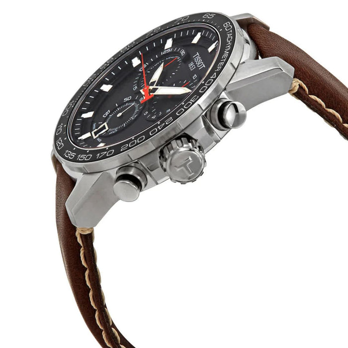 Tissot Chronograph Black Dial with Red Accents – Sport Classic t125.617.16.051.01 - Authentic