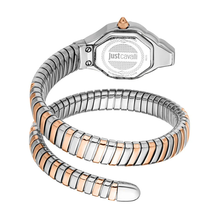 Just Cavalli Serpente Two-Tone Rose Gold & Silver JC1L326M0065 - Authentic
