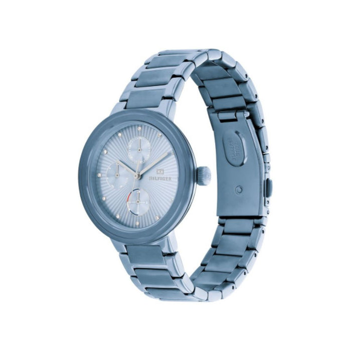 Tommy Hilfiger Women’s Blue Steel Chronograph Watch with Crystal Hour 1782535 - Authentic