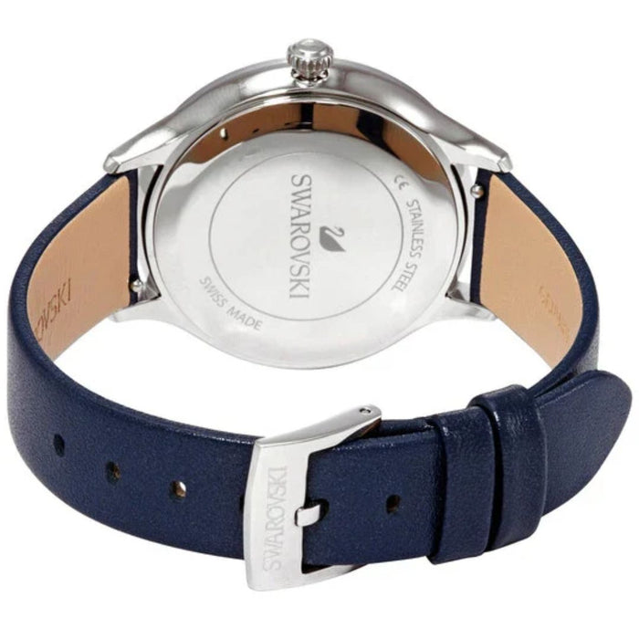 Swarovski Crystalline Aura Blue Leather Watch - 5295349 - Authentic