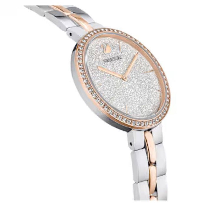 Swarovski Women’s Crystal Watch – Two-Tone Silver & Rose Gold 5644081 - Authentic