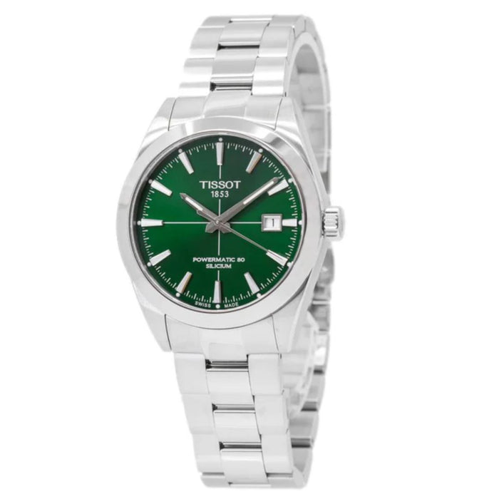 Tissot Gentleman Powermatic 80 Silicium Green Dial Men’s Watch t127.407.11.091.01 -Swiss Factory