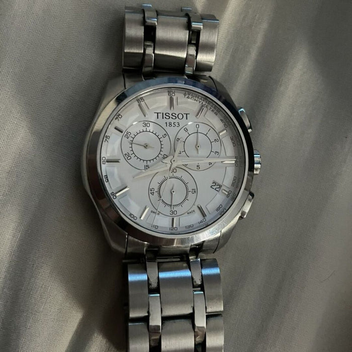 Tissot PRC 200 Chronograph Silver Dial Men’s Watch t035.617.11.031.00 - Swiss Factory