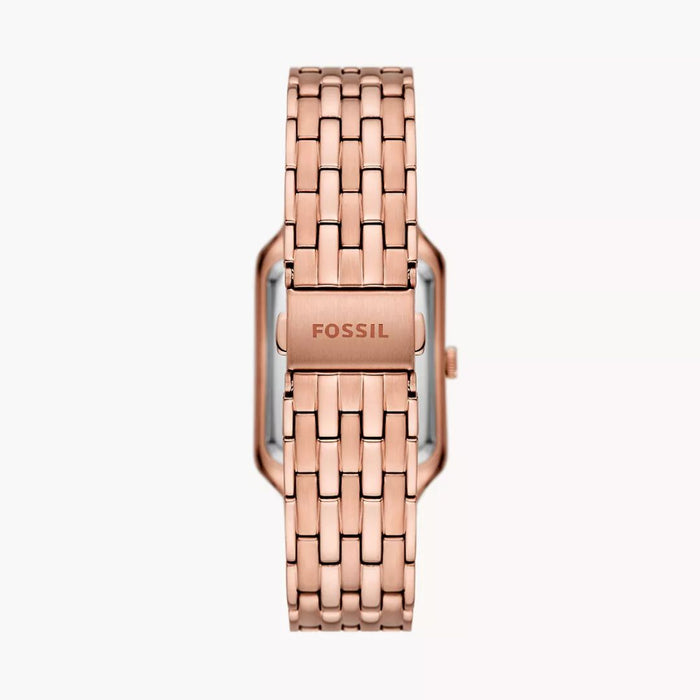 Fossil Carlie Mini Rectangular Rose Gold Women’s Watch - ES5323 - Authentic