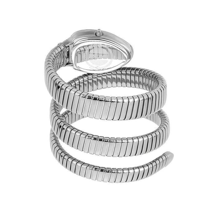 Just Cavalli Serpente Silver Stainless Steel Women’s Watch JC1L209M0015 - Authentic