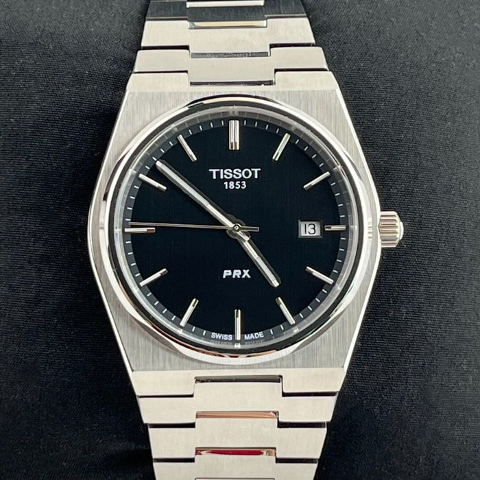 Tissot PRX Quartz 40MM – Black Dial Stainless Steel t137.410.11.051.00 - Authentic
