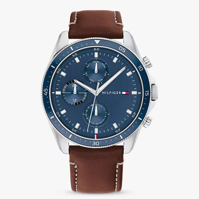 Tommy Hilfiger Men’s Blue Chronograph Watch 1791837 - Authentic