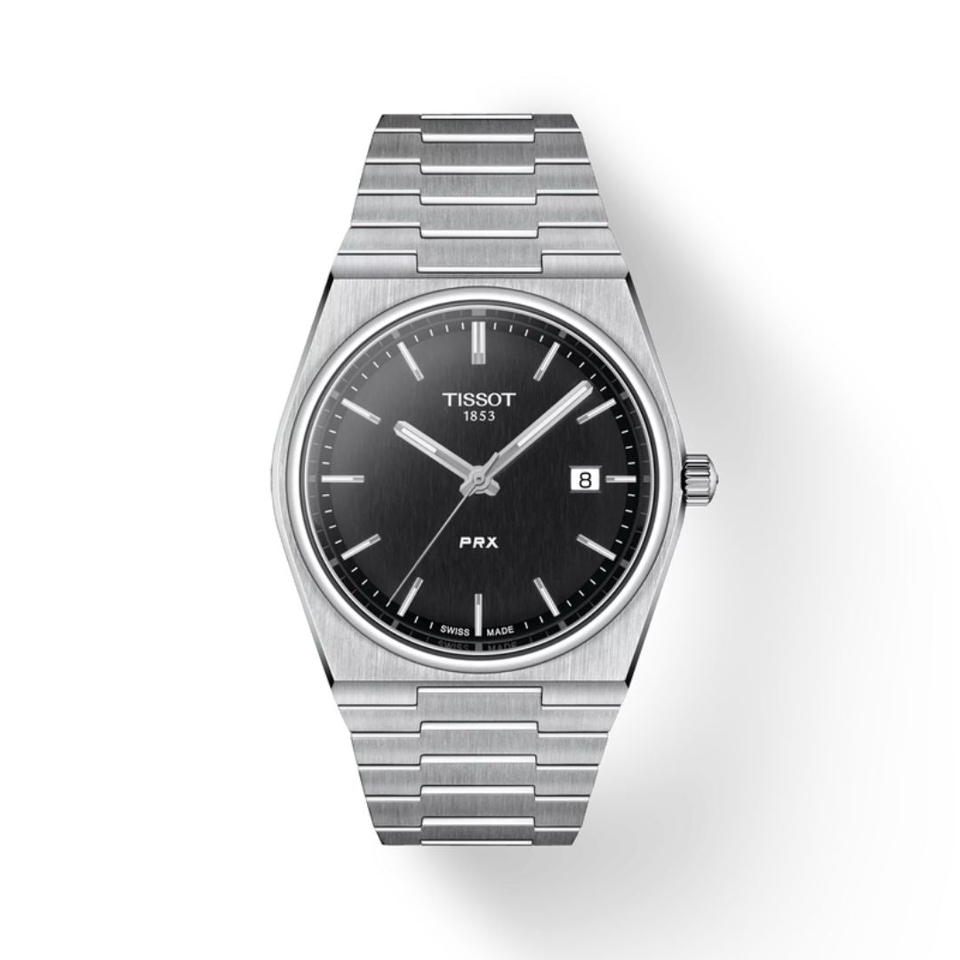 Tissot PRX Quartz 40MM – Black Dial Stainless Steel t137.410.11.051.00 ...