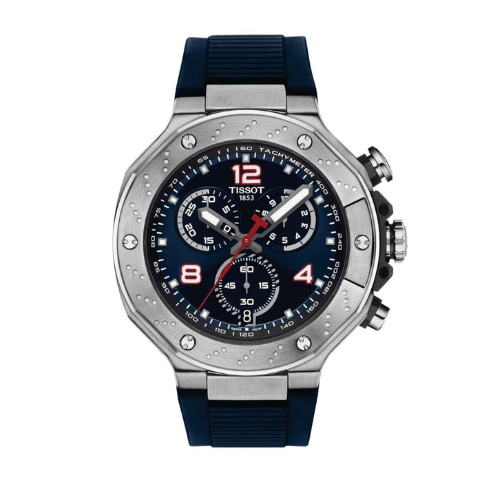 Tissot Sport Chronograph – Blue Dial Racing Edition t141.417.17.047.00 - Authentic
