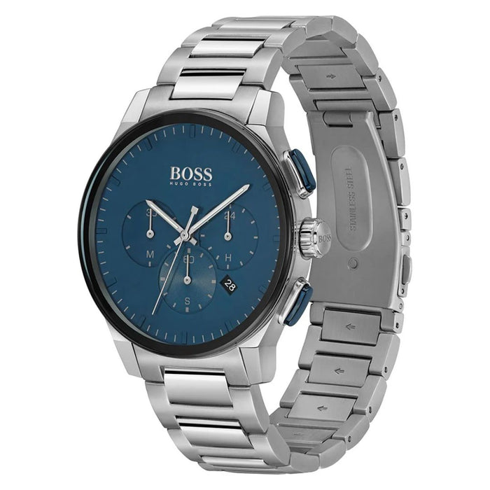 Hugo Boss Master Chronograph – Blue Dial 1513763 - Authentic