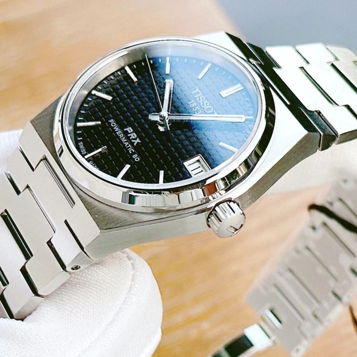 Tissot PRX Powermatic 80 35MM – Black Textured Dial t137.207.11.051.00 - Swiss Factory