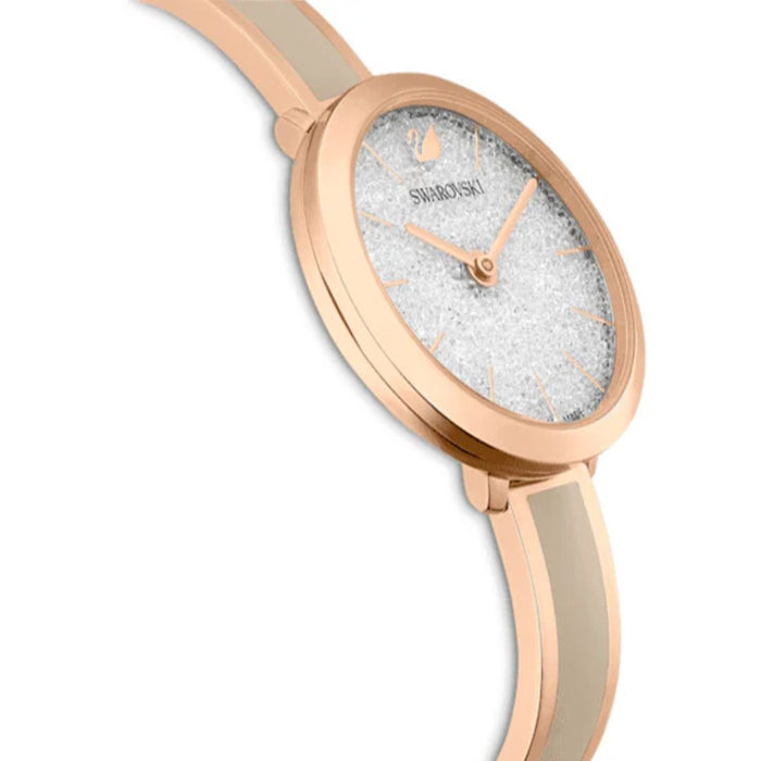 Swarovski Rose Gold Crystal Dial Swiss Made Watch 5642218 - Authentic
