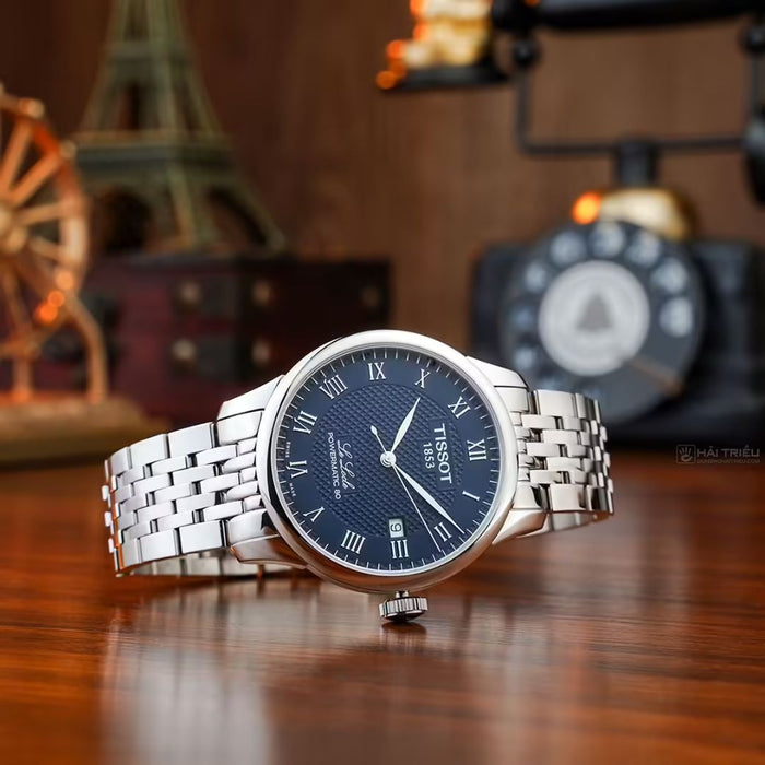 Tissot Le Locle Powermatic 80 Blue Dial – Stainless Steel Bracelet t006.407.11.043.00 - Authentic