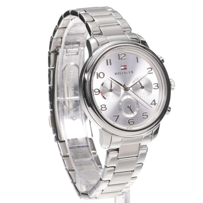 Tommy Hilfiger  Silver Chronograph Watch with Stainless-Steel 1782523 - Authentic