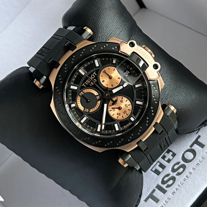 Tissot T-Race Chronograph – Rose Gold & Black t115.417.37.051.00 - Authentic