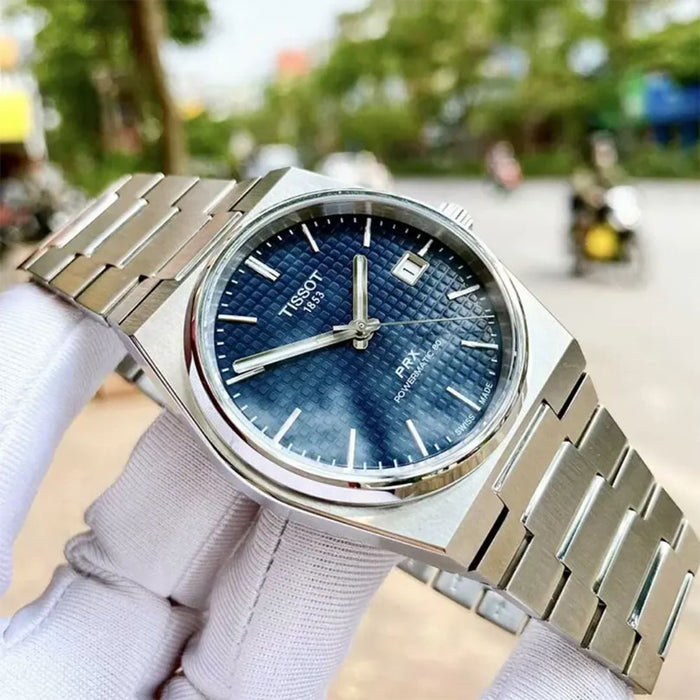 Tissot PRX Powermatic 80 Blue Dial – Stainless Steel Bracelet t137.407.11.041.00 - Authentic