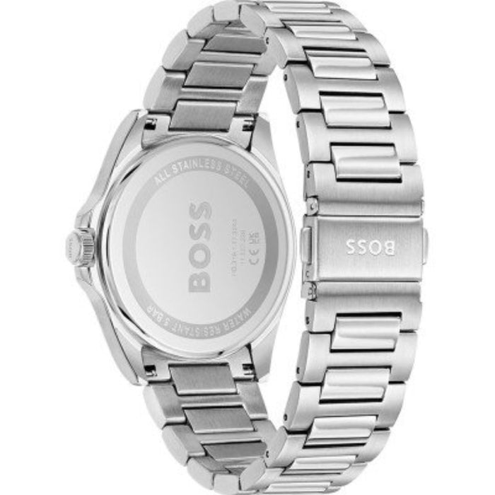 Hugo Boss Men's Black Dial Stainless Steel Watch – 50M Water Resistant 1514170 - Authentic