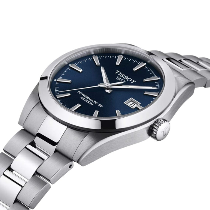 Tissot Gentleman Powermatic 80 Silicium Blue Dial Men’s Watch t127.407.11.041.00 -Swiss Factory