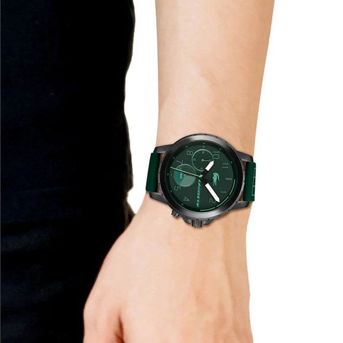Lacoste Men’s Green Court Chronograph Watch 2011218 - Authentic