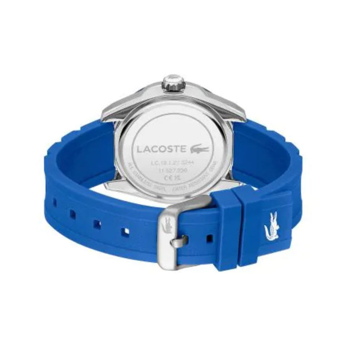 Lacoste 12.12 Men’s Blue Silicone Strap Watch - 2011285 - Authentic