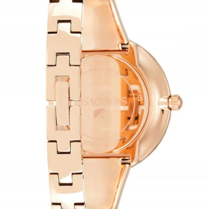 Swarovski Crystalline Aura Rose Gold Black Dial Women’s Watch 5484050 - Authentic