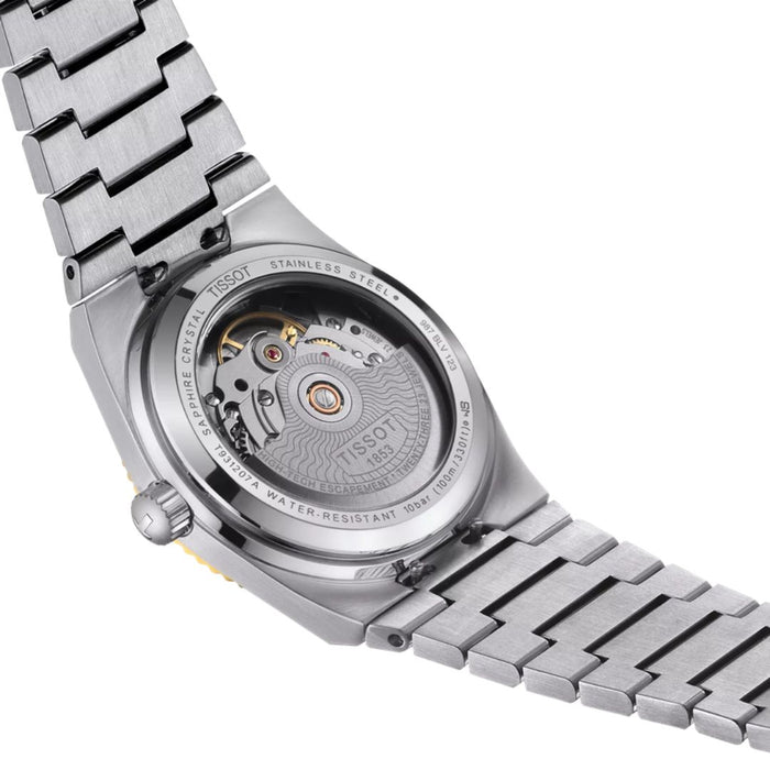 Tissot PRX Powermatic 80 – Silver & Gold Bezel Edition T9312074103101 - Swiss Factory