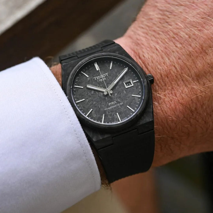 Tissot PRX Powermatic 80 – Carbon Forged Edition t137.907.97.201.00 - Authentic