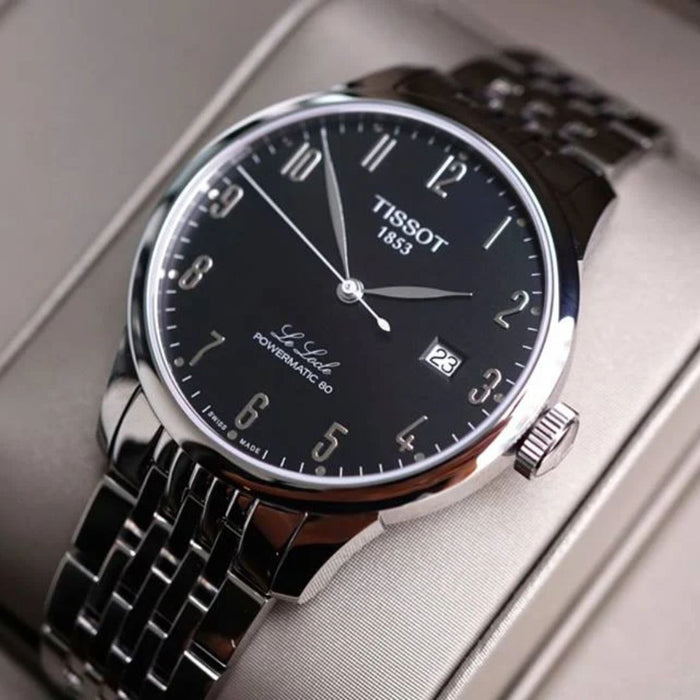 Tissot Le Locle Powermatic 80 – Black Dial Stainless Steel t006.407.11.052.00 - Swiss Factory