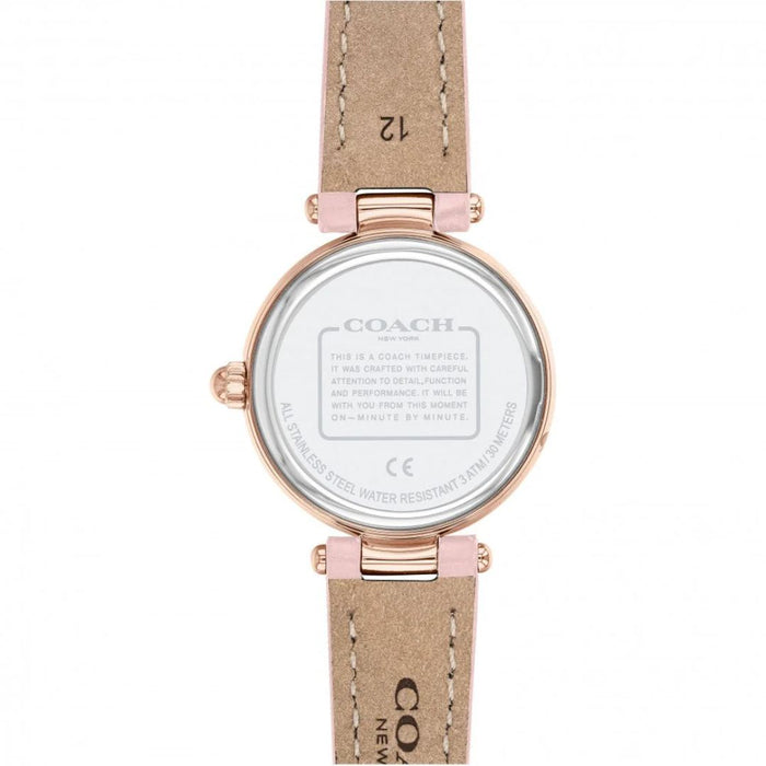 Coach Women’s Rose Gold Quartz Watch – Mother of Pearl Dial with Crystal Markers 14503537 - Authentic