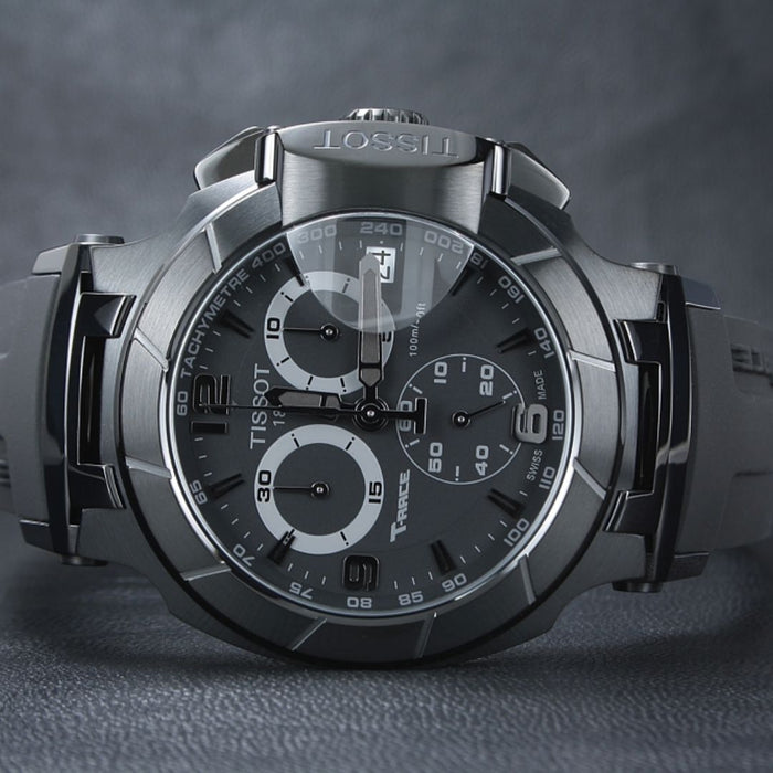 Tissot T-Race Chronograph Black PVD Men’s Watch t048.417.37.057.00 - Swiss Factory