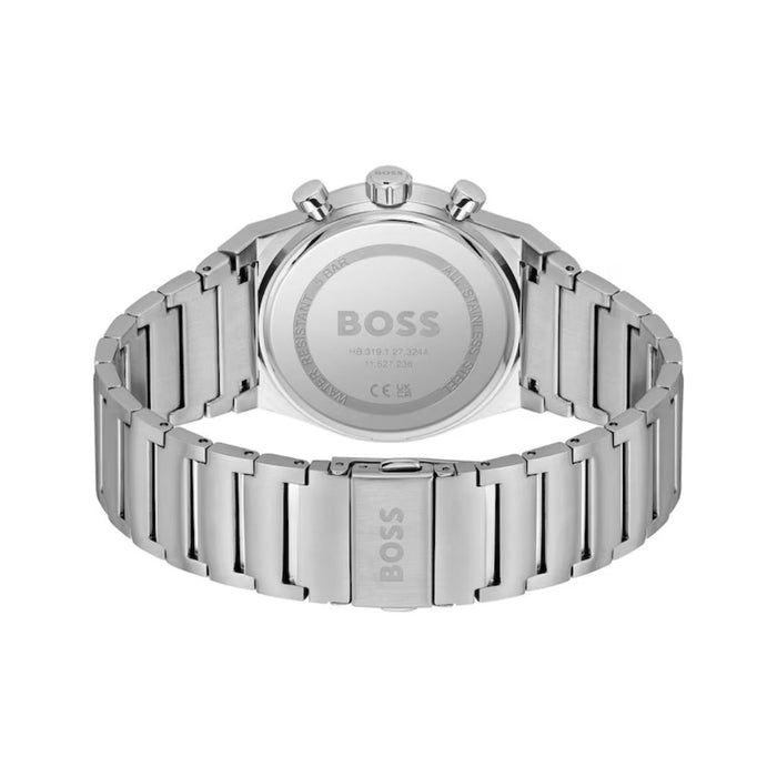 Hugo Boss Chronograph Men's Watch – Silver & Gold Accents 1514221 - Authentic