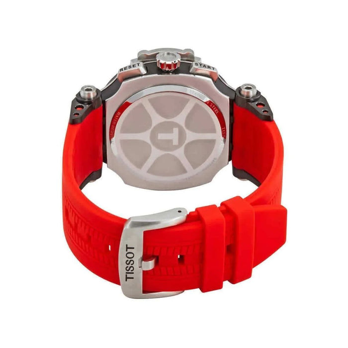 Tissot T-Race Chronograph – Red Rubber Strap t115.417.27.051.00 - Authentic