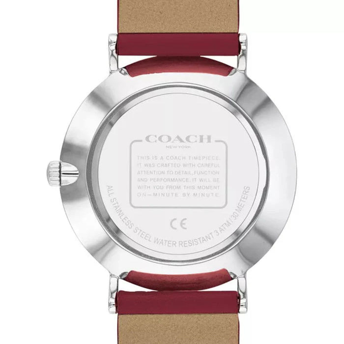 Coach Women’s Signature Watch – Brown Monogram Dial, Silver Case 14503474 - Authentic