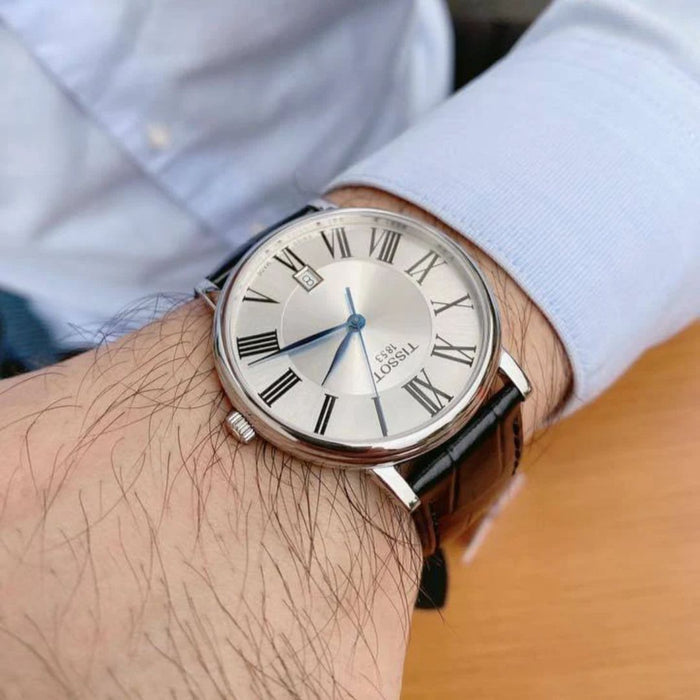 Tissot Classic Roman Silver Dial – Elegant Collection t122.410.16.033.00 - Authentic