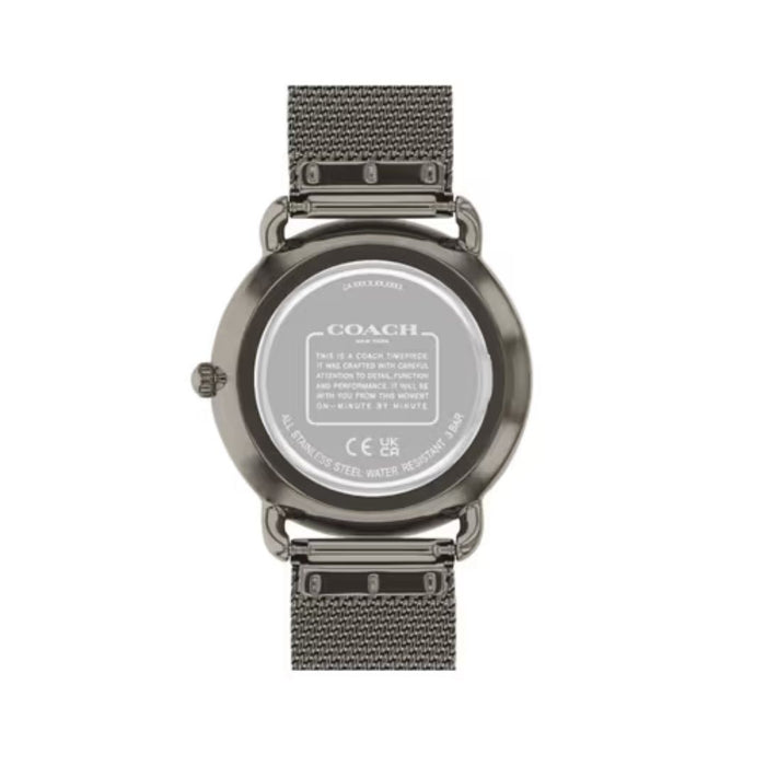 Coach Black Mesh Strap Watch – Minimal Elegant Design 14504210 - Authentic