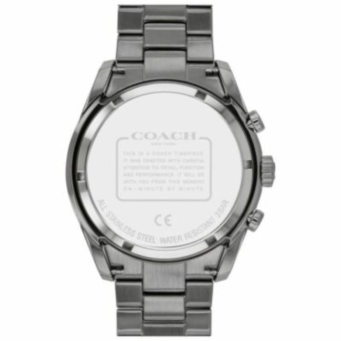 Coach Men’s Chronograph Stainless Steel Watch – Blue Dial 14602516 - Authentic