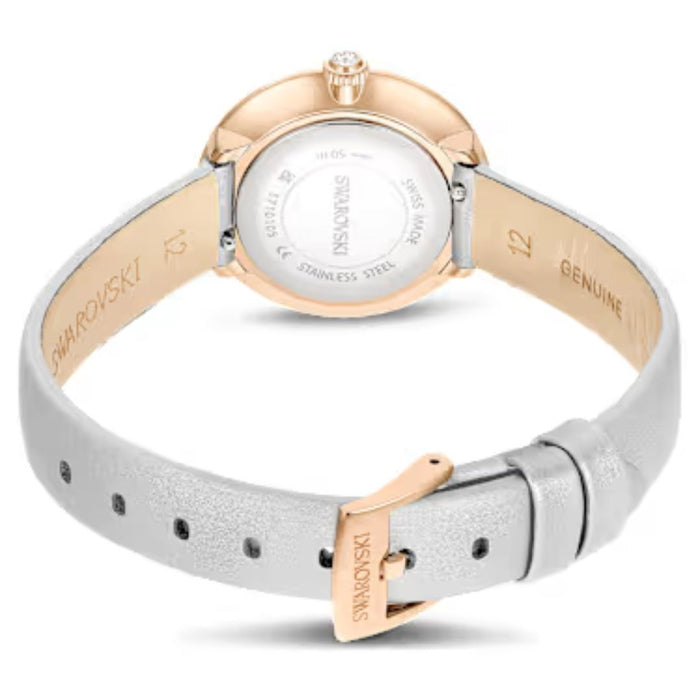 Swarovski Rose Gold Crystal Bezel Women’s Watch – White Dial 5710105 - Authentic
