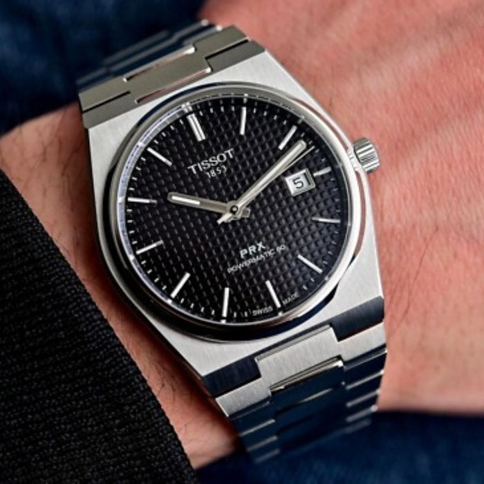 Tissot PRX Powermatic 80 Black Dial Men’s Watch t137.407.11.051.00-Swiss Factory