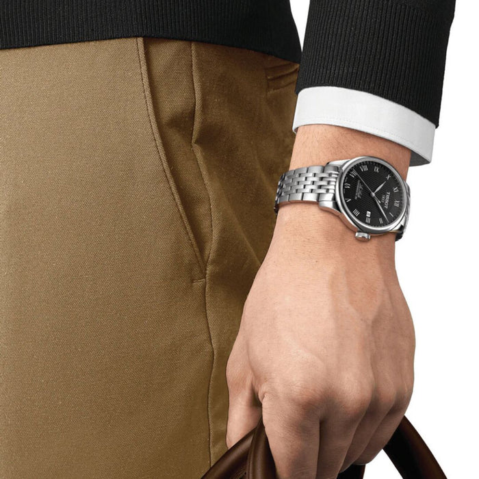 Tissot Le Locle Powermatic 80 (39MM) – Black Dial t006.407.11.052.00 - Swiss Factory