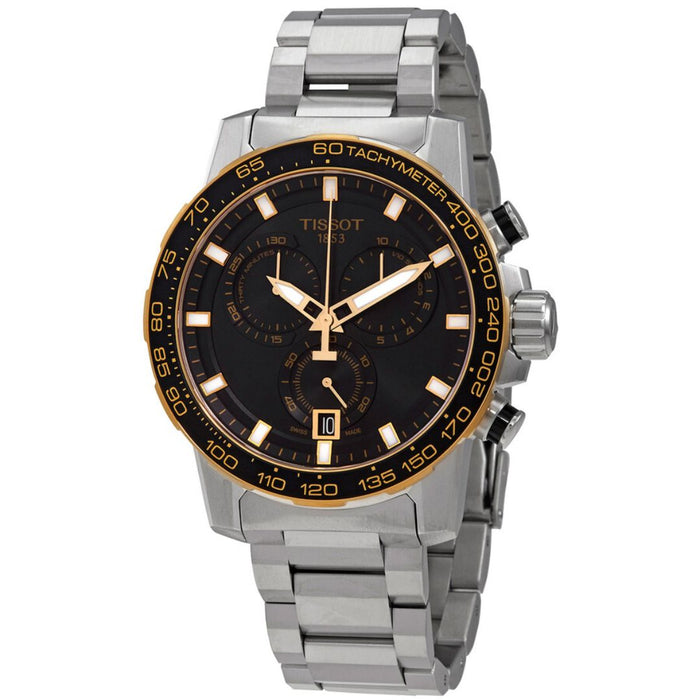Tissot Supersport Chrono – Gold Bezel Edition t125.617.21.051.00 - Authentic