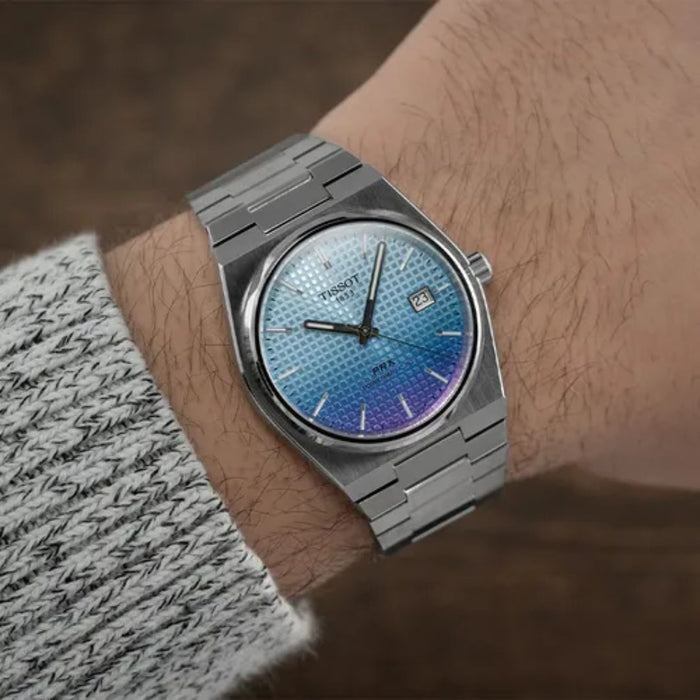 Tissot PRX Powermatic 80 (40MM) Ice Blue Dial Men’s Watch t137.407.11.351.01- Swiss Factory